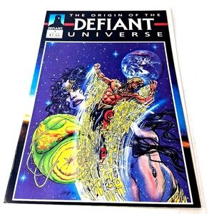 VTG 94 Defiant The Origin of the Defiant Universe 1 Jim Shooter Comic Book Rare
